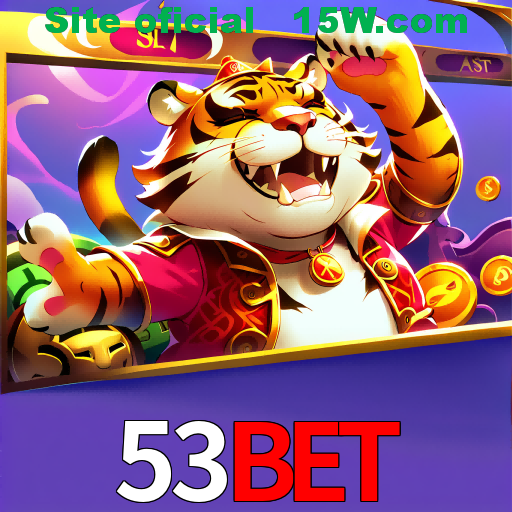 Imagem promocional da 53bet mostrando a plataforma e suas vantagens